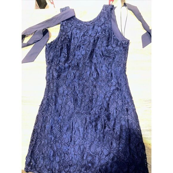 Sam Edelman Dress Womens Size 4 Blue Lace Midi. NWT. 7 - Picture 1 of 8
